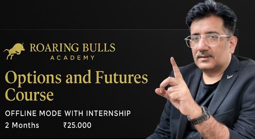 Stock Market Course on Futures & Options with Internship – 2 Months + 2 Months Intership of ₹10,000 per Month + Certificate